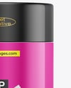 Glossy Paper Tube with Tea Mockup