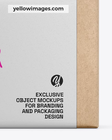 Kraft Paper Soap Bar Mockup – Front View