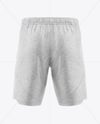 Heather Shorts Mockup - Back View