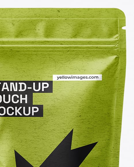 Kraft Stand-up Pouch Mockup