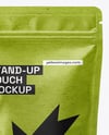 Kraft Stand-up Pouch Mockup