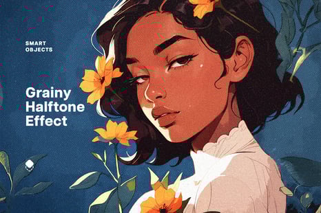 Grainy Halftone Photo Effect - Creative Store