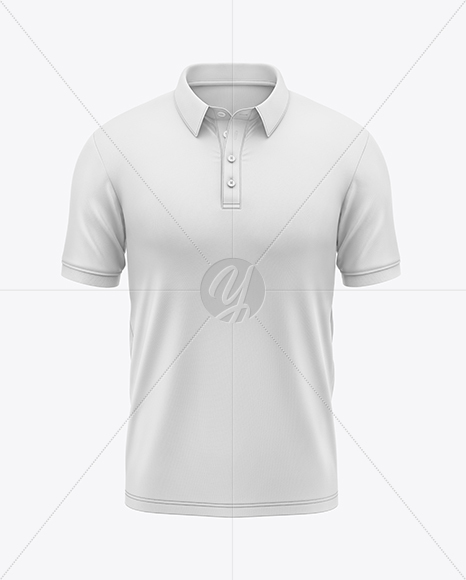 Men's Short Sleeve Polo Shirt Mockup