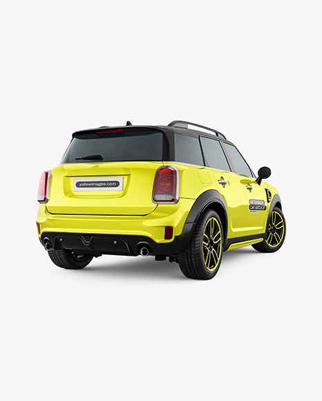 Hatchback Mockup - Back Half Side View - Summer+Overalls+Mockup+-+Back+Half+Side+View+|+Exclusive+...