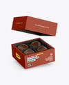 Carton Box with Chocolates Mockup