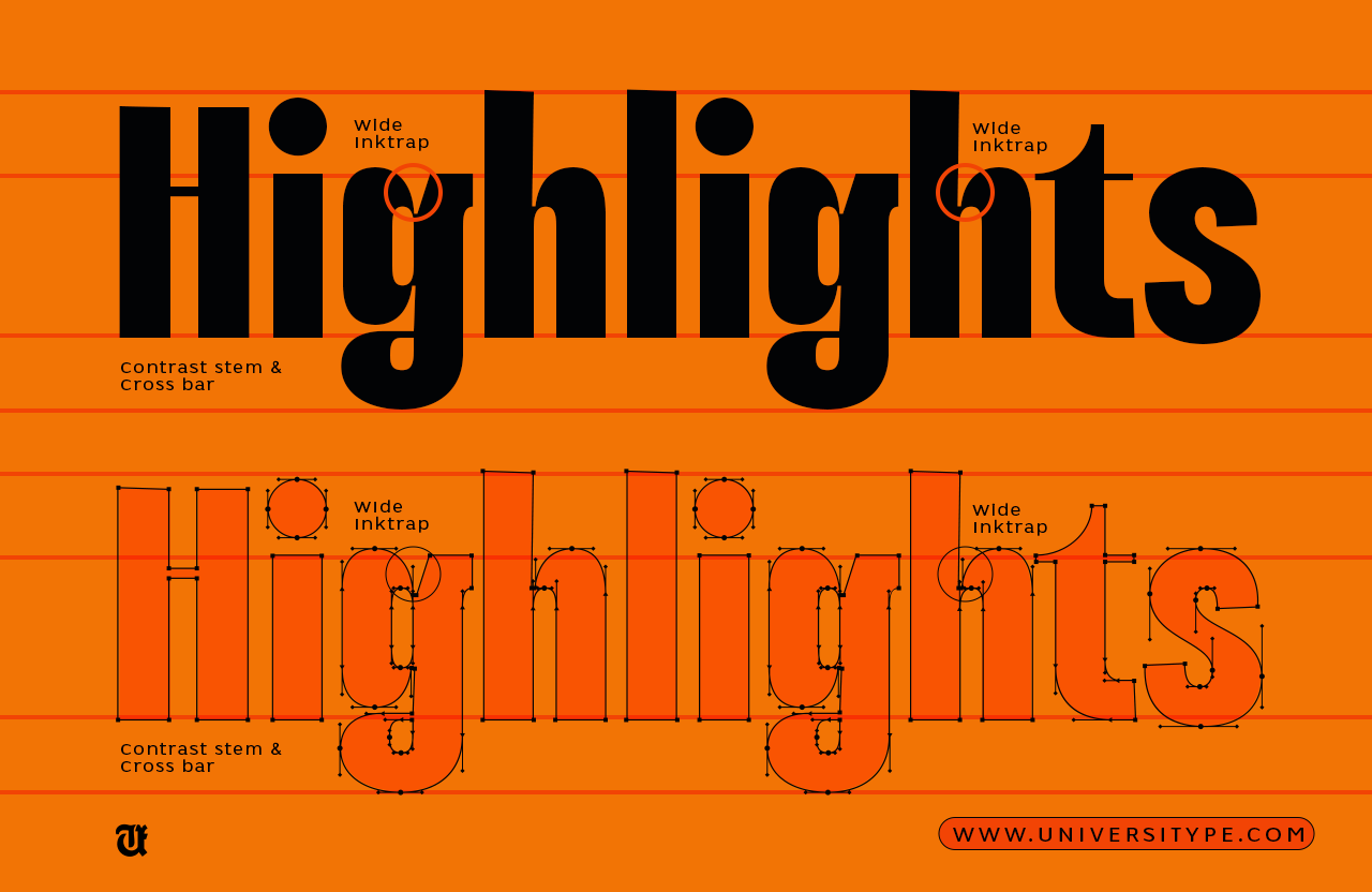 UT Milliffigh - A headline Condensaed Font