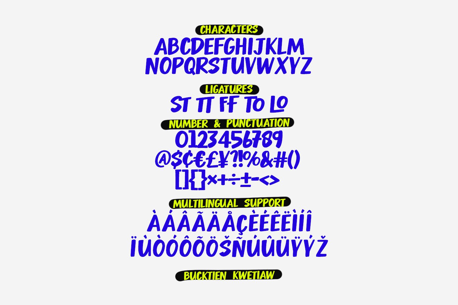 Bucktien Kwetiaw Playful Bold Hand Drawn Display