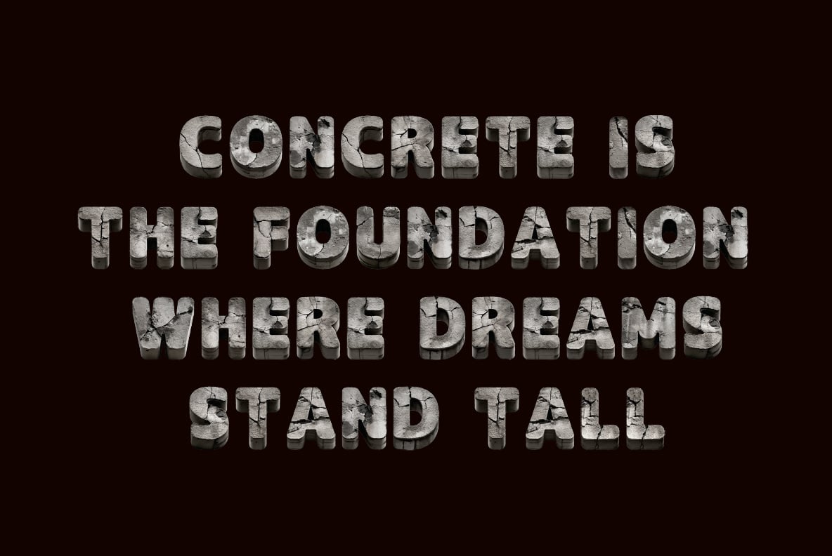Broken Concrete Font
