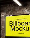 Billboard in the Subway Mockup