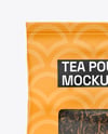 Paper Pouch w/ Dry Black Tea Mockup