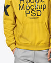 A Young Man in a Hoodie and Sweatpants Mockup