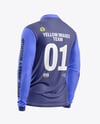Jersey Mockup - Back Half Side View