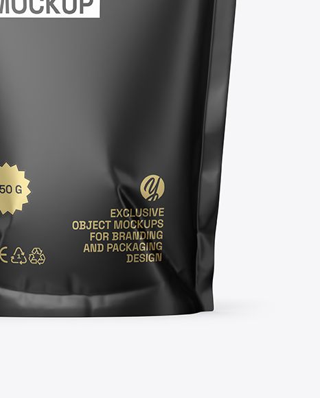 Matte Stand-up Pouch Mockup