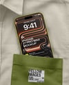 iPhone 17 Pro Max in Pocket Mockup