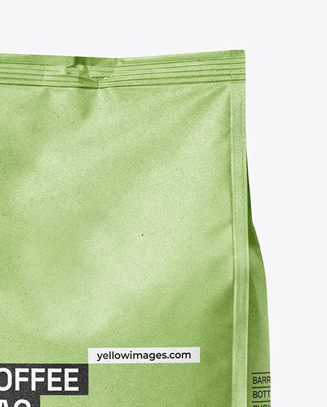 Kraft Paper Coffee Bag Mockup