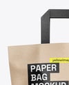 Kraft Paper Shopping Bag Mockup