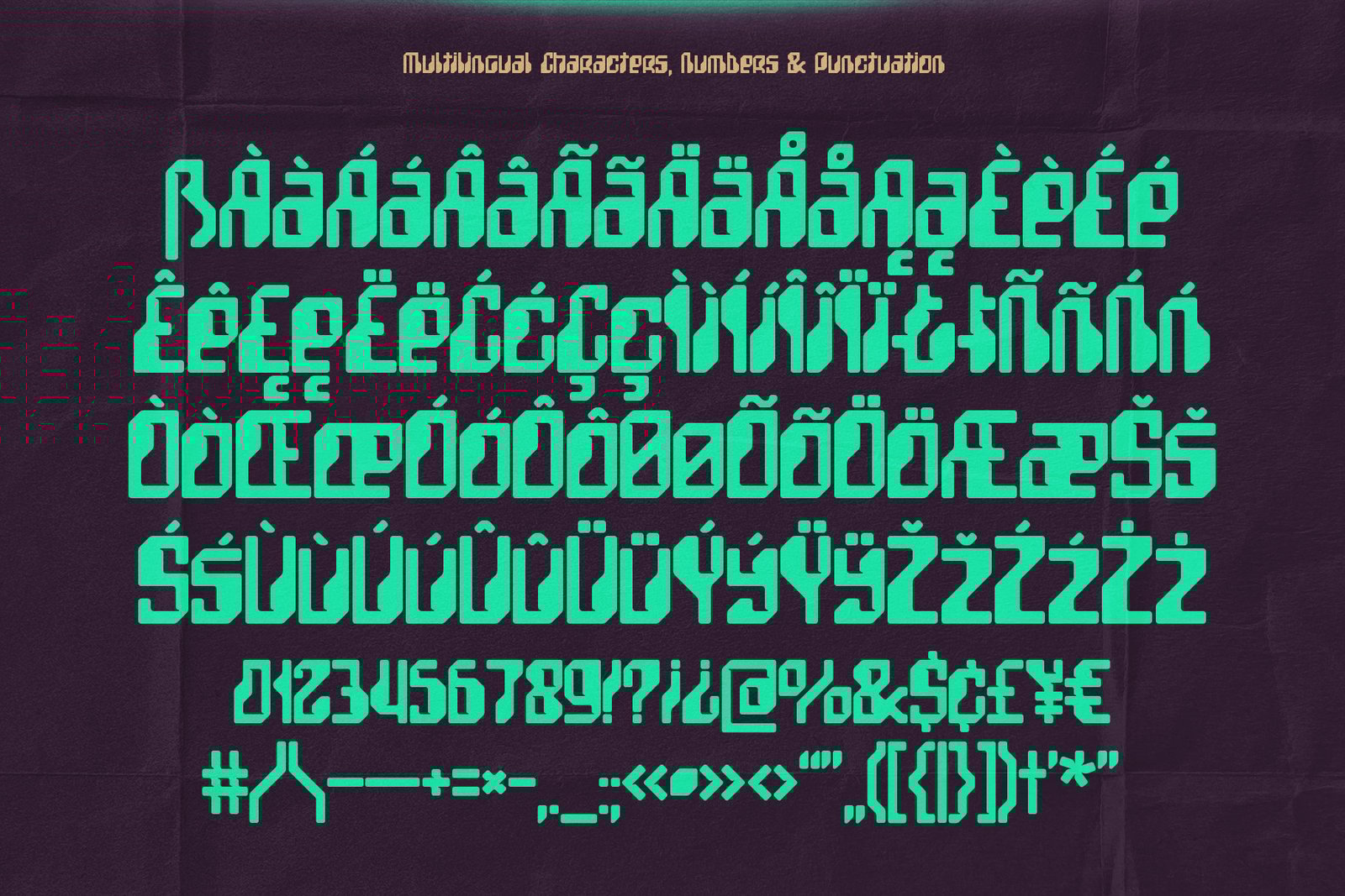 TechCore - Vintage Cyber Font