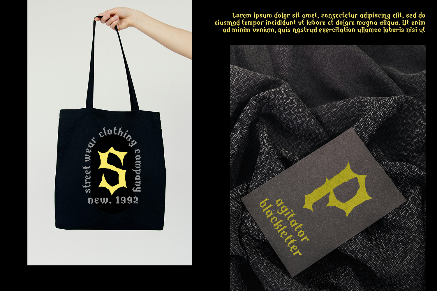 Agitator Blackletter Font