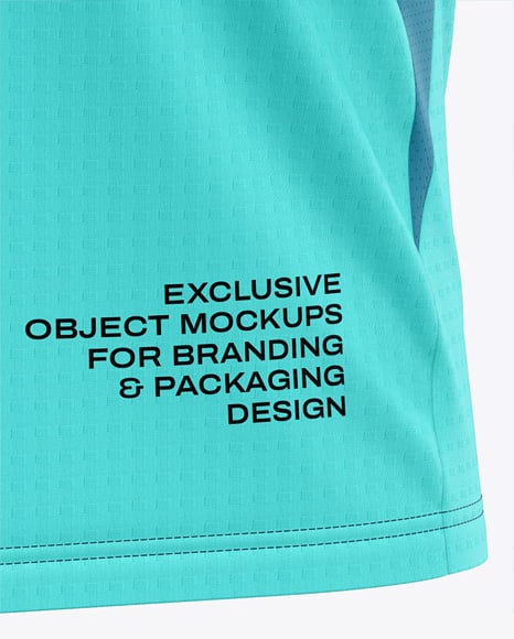 Raglan Short Sleeve Jersey Mockup
