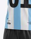 Soccer Kit Mockup - Half Side View