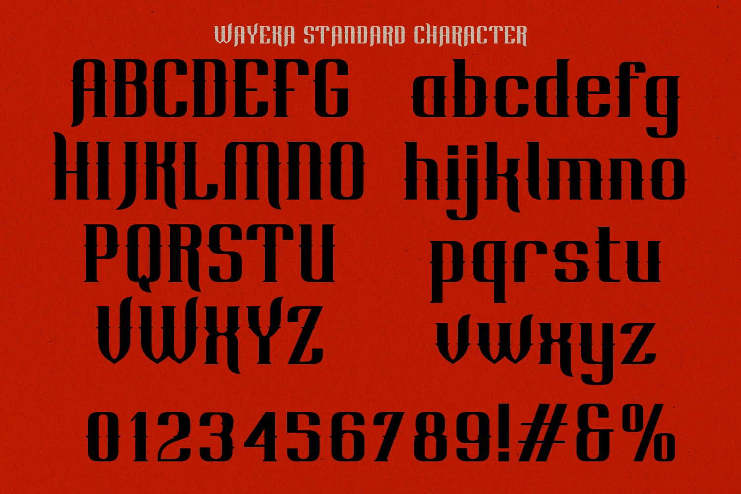 Wayeka Display Font