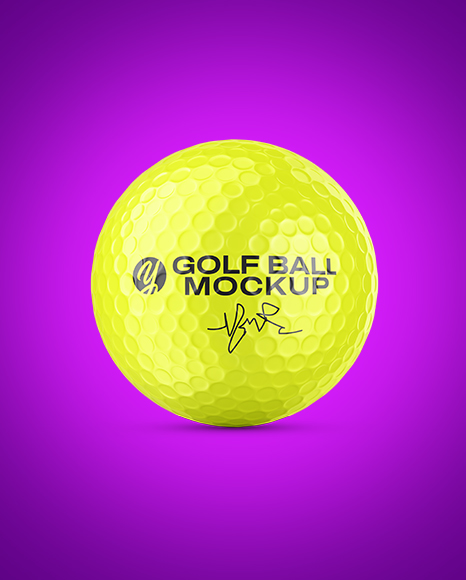 Golf Ball Mockup