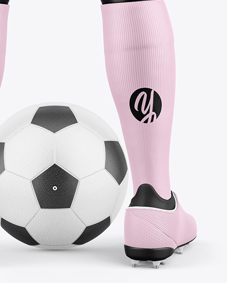Kids Soccer Kit w/ Mannequin Mockup - Back view