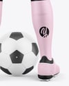 Kids Soccer Kit w/ Mannequin Mockup - Back view