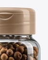 Plastic Jar with Whole Allspice Mockup