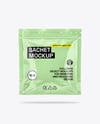 Glossy Sachet with Zip Lock Mockup