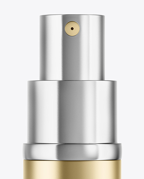 Metallic Spray Bottle Mockup