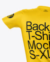 Crew Neck T-Shirt Mockup - Back View
