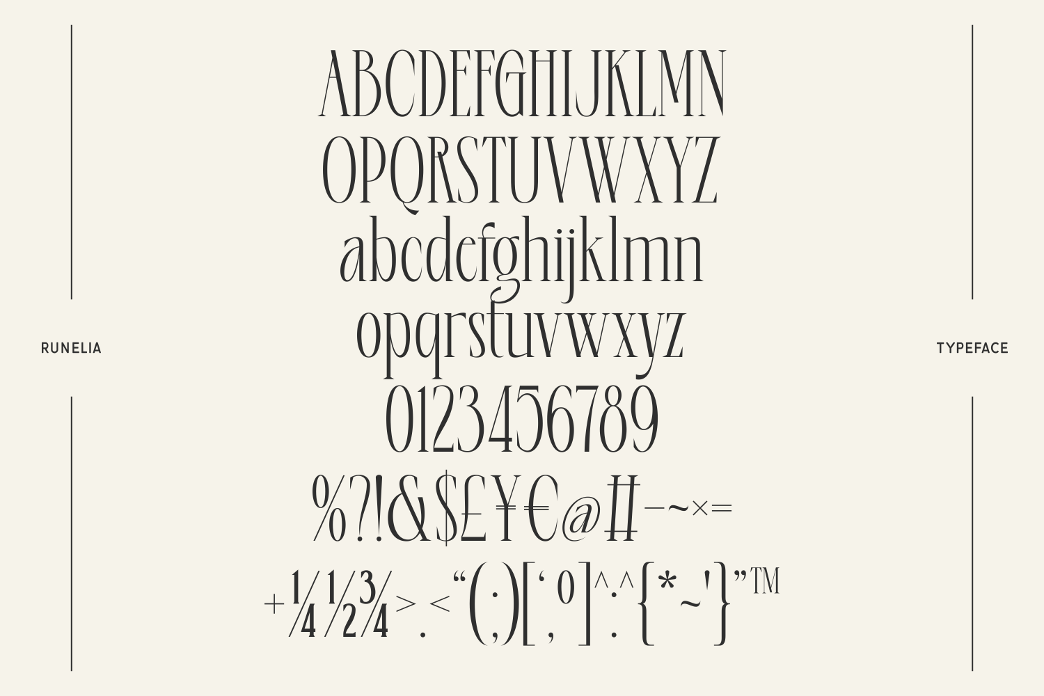 Runelia Elegant Serif Font
