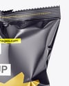 Glossy Snack Bag Mockup