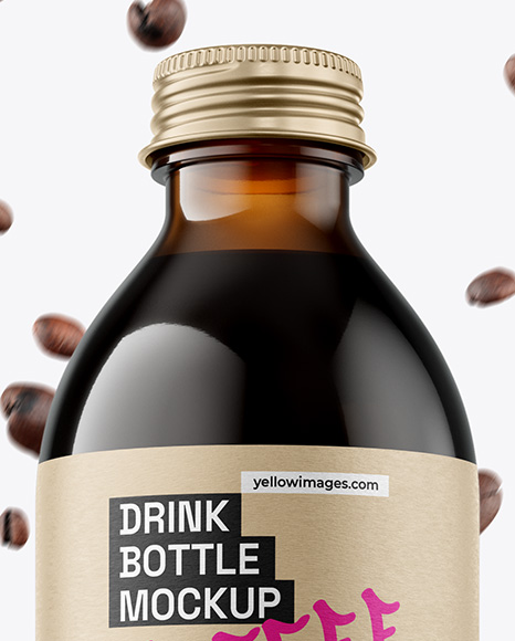 Cold Brew Coffee Bottle Mockup