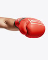 Man Wearing Full Boxing Kit Mockup