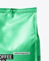 Metallic Coffee Bag Mockup