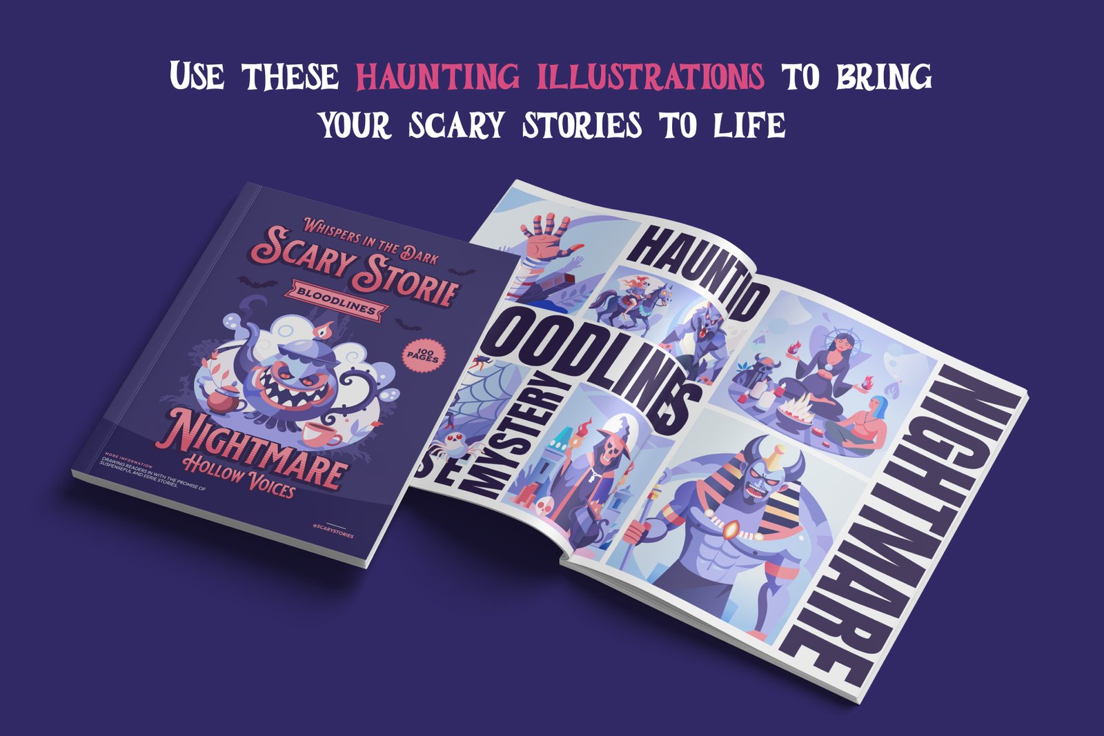 scary stories book illustrations