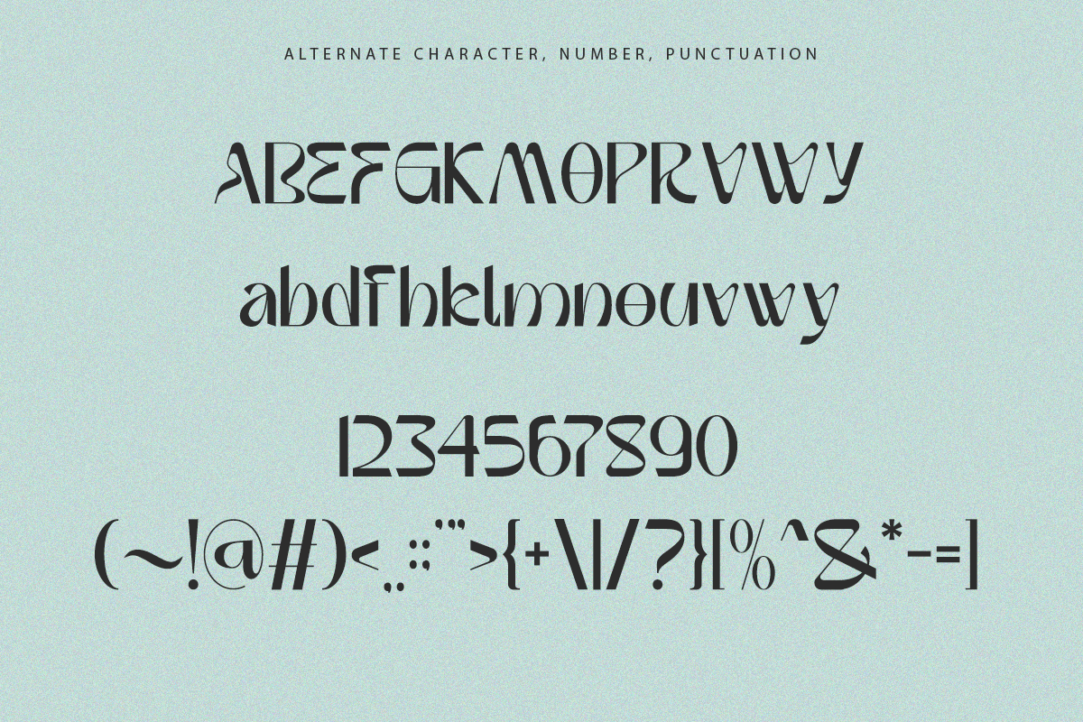 Noaction | Modern Elegant Font