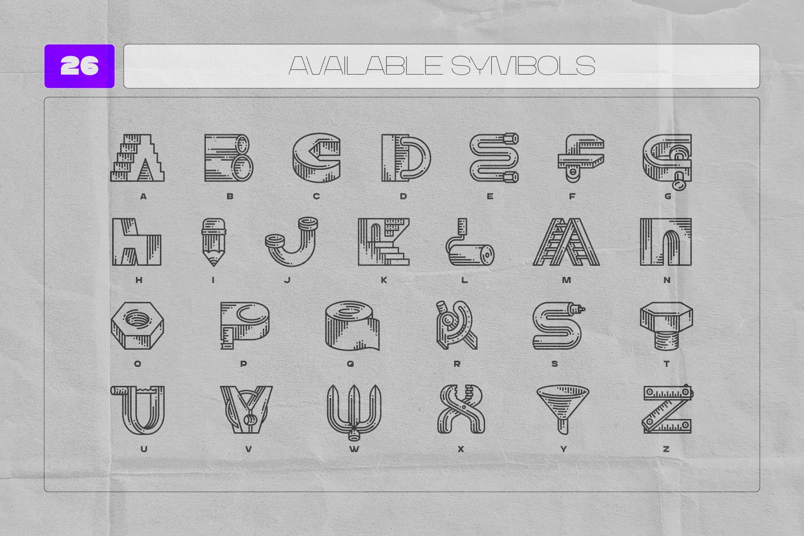 Crafter Tools Font Family