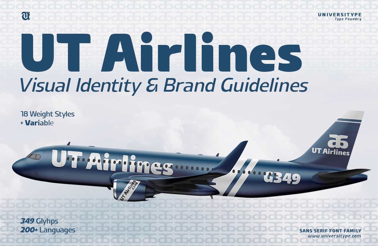 UT Airlines - A Humanist Sans Serif Font