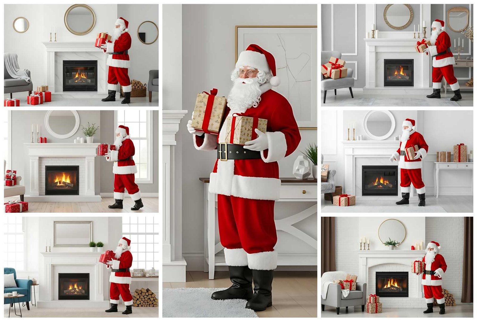 79 Santa Claus Stock Photos – Festive Christmas Holiday Pack