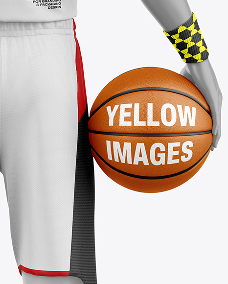 Full Basketball Kit Mockup - Back view