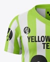 Kids V-Neck Sports Kit Mockup - Front View