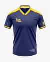 Men's V-Neck Jersey Mockup