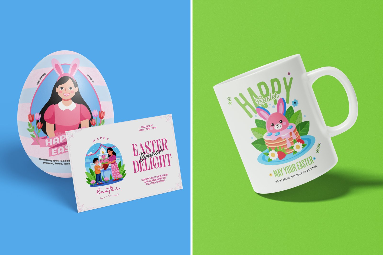 Easter Illustrations Bundle