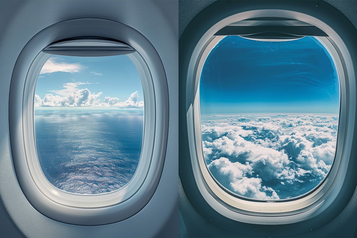 Airplane windows