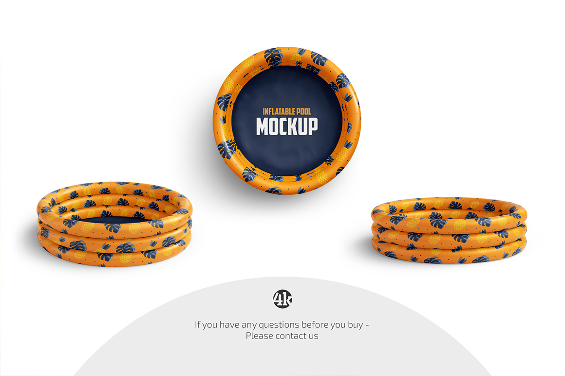 Inflatable Pool Mockup Set