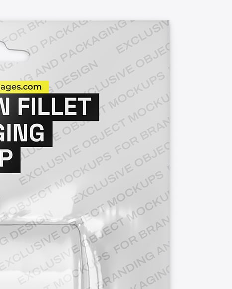 Salmon Fillet Package Mockup