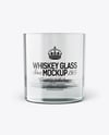 Clear Whisky Tumbler Glass Mockup